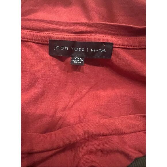 Joan Vass New York Women's Short Sleeve Long T-Shirt XXL - Picture 4 of 6